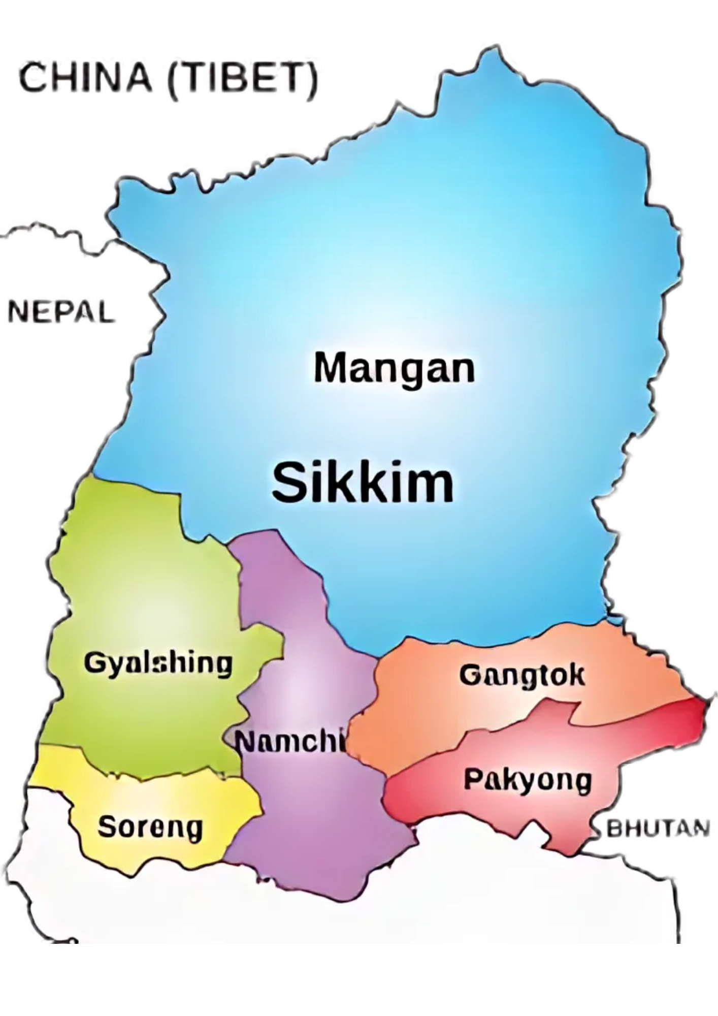 Sikkim Map